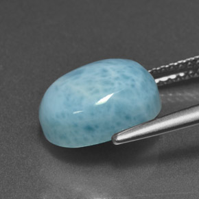 4.73 карата, натуральный Синий / Голубой Ларимар, Огранка Овал, Непрозрачный