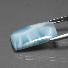 11.31 карата, натуральный Зелено-голубой Ларимар, Подушка Крой, Непрозрачный