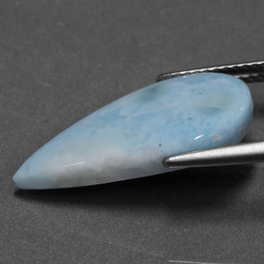 7.49 карата, натуральный Синий / Голубой Ларимар, Форма груши, Непрозрачный