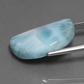 11.14 карата, натуральный Синий / Голубой Ларимар, Необычная форма, Непрозрачный