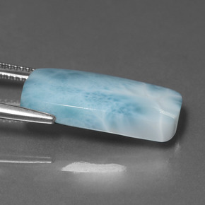 11.30 карата, натуральный Голубые Ларимар, Подушка Крой, Непрозрачный