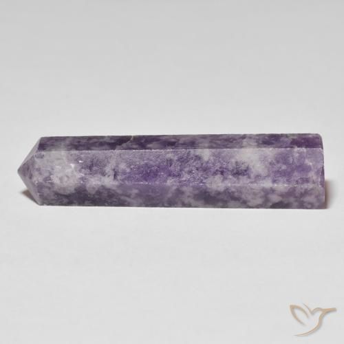 27.55ct Натуральный Темно-фиолетовый лепидолит, причудливая, Непрозрачный