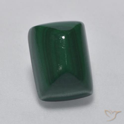 5.28ct Натуральный Средний зеленый Малахит, Огранка Багет, Непрозрачный