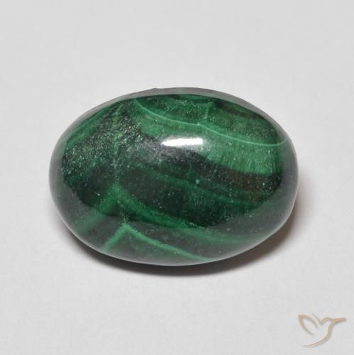 8.86ct Натуральный Сосновый зеленый Малахит, Овал, Непрозрачный