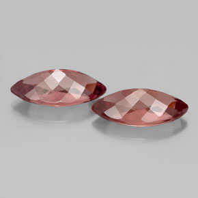  карата, натуральный Роза Малайский гранат, Маркиза, Чистота VS