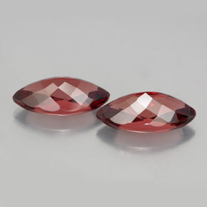  карата, натуральный Роза Малайский гранат, Маркиза, Чистота VVS
