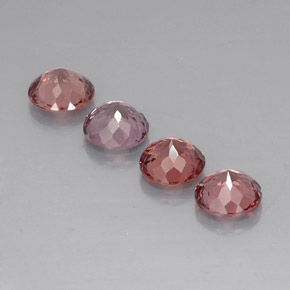  карата, натуральный Многоцветный Малайский гранат, Огранка Круг, VVS-VS