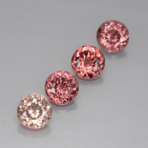 4.74 карата, натуральный Многоцветный Малайский гранат, Огранка Круг, VVS-VS