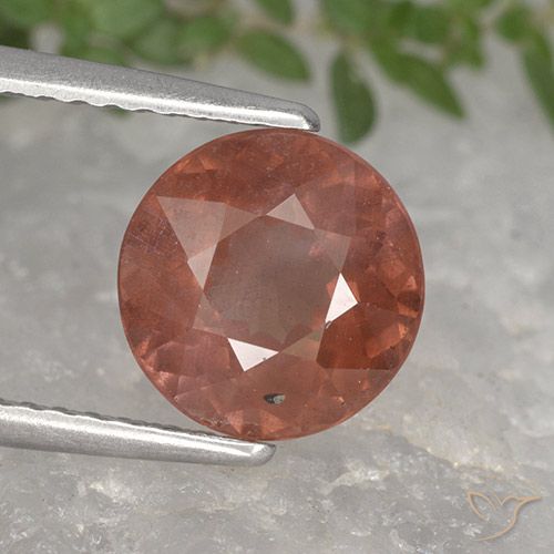 2.56ct Натуральный Малиново-розовый Малайский гранат, Круглый, Чистота VS