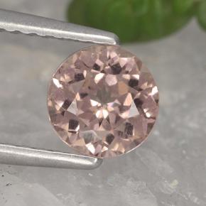 1.07 карата, натуральный Индийский Красный Малайский гранат, Огранка Круг, Чистота VS