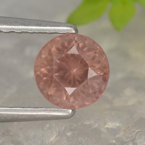 0.78ct Натуральный Средний розовый Малайский гранат, Круглый, Чистота VS
