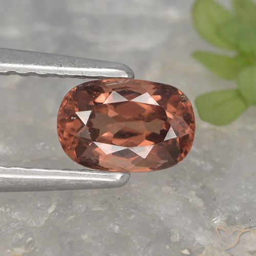 0.79ct Натуральный Темно-розово-красный Малайский гранат, Подушка, VVS-VS