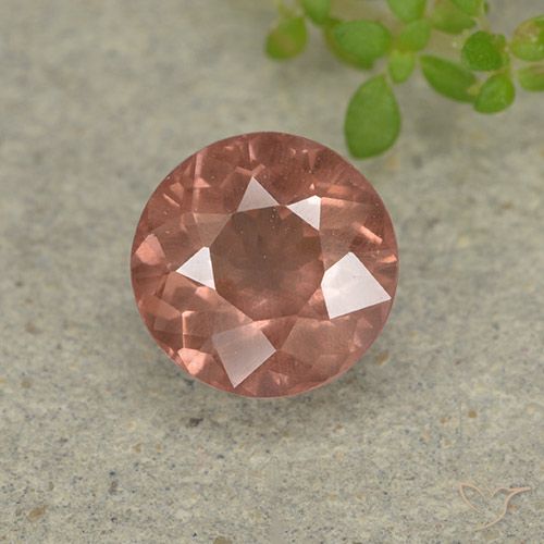 1.54ct Натуральный Малиново-розовый Малайский гранат, Круглый, Чистота VS