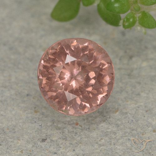 0.68ct Натуральный Средний розовый Малайский гранат, Круглый, Чистота VS