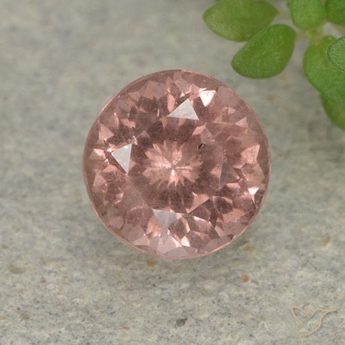 0.93ct Натуральный Средний розовый Малайский гранат, Круглый, Чистота VS