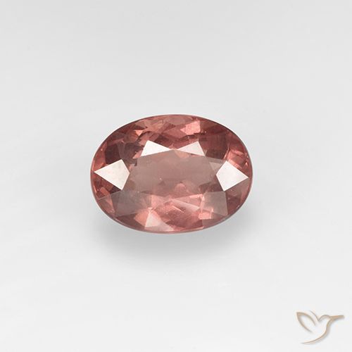 1.65ct Натуральный Светлый Кирпич Красный Малайский гранат, Овал, Чистота VS