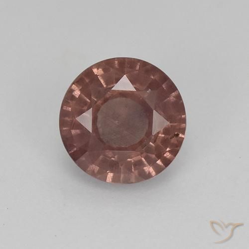 0.92ct Натуральный Розово-розовый тон Малайский гранат, Круглый, VS-SI