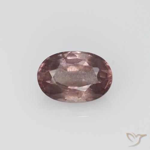 0.70ct Натуральный Темно-розовое дерево Малайский гранат, Овал, Чистота VS