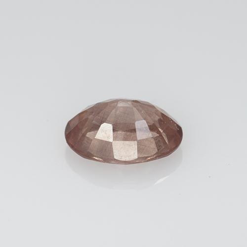 0.57 карата, натуральный Светлый палисандр розовый Малайский гранат, Огранка Овал, VS-SI
