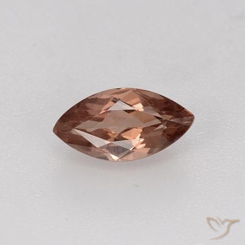 1.17ct Натуральный Светло-коричневая коричневая Малайский гранат, Маркиза, VVS-VS