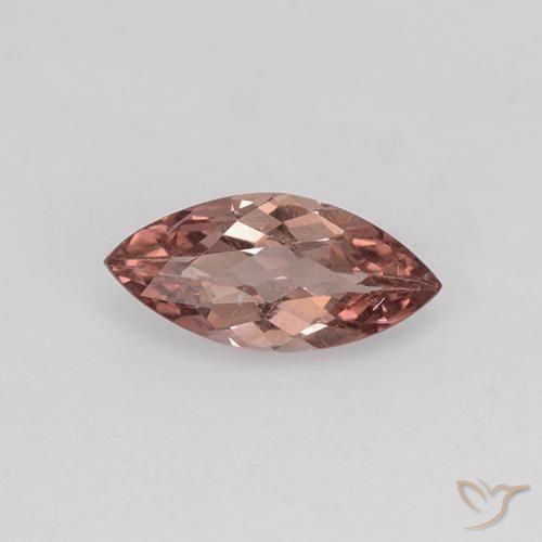 0.92ct Натуральный Средний красный Малайский гранат, Маркиза, VVS-VS