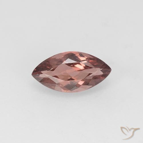 1.14ct Натуральный Средний красный Малайский гранат, Маркиза, VVS-VS
