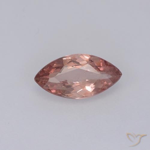 0.87ct Натуральный Средний красный Малайский гранат, Маркиза, Чистота VS