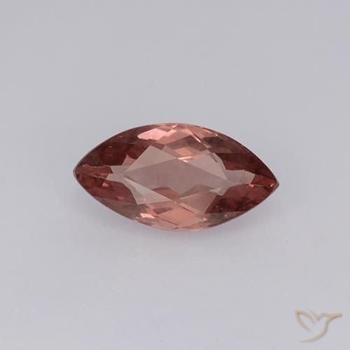 1.37ct Натуральный Средний розовый Малайский гранат, Маркиза, Чистота VS