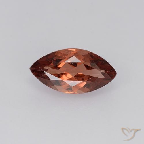 1.10ct Натуральный Средний красный Малайский гранат, Маркиза, VVS-VS