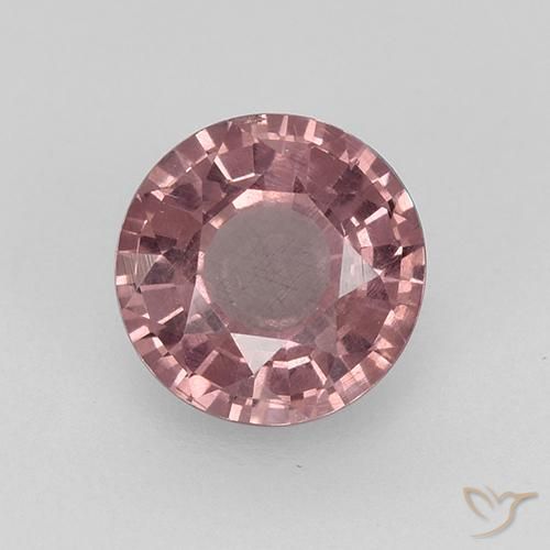 0.83ct Натуральный Пурпурно-розовый Малайский гранат, Круглый, Чистота VS