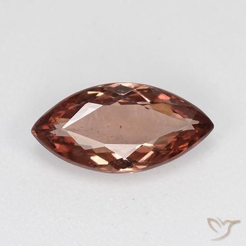 1.22ct Натуральный Интенсивный красный Малайский гранат, Маркиза, Чистота VS