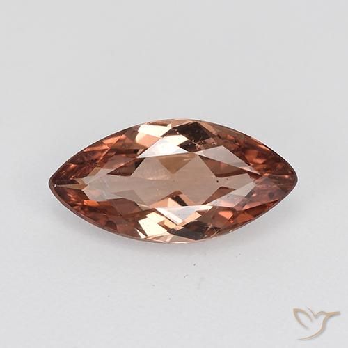 1.07ct Натуральный Темно-красный Малайский гранат, Маркиза, Чистота VS