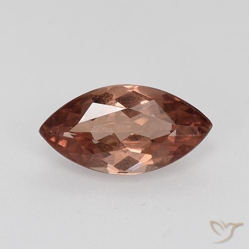 0.87ct Натуральный Кирпично красный Малайский гранат, Маркиза, Чистота VS
