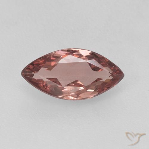 1.19ct Натуральный Темно-розовое дерево Малайский гранат, Маркиза, VS-SI