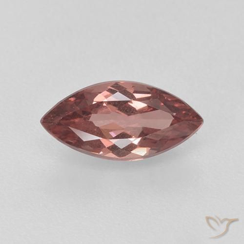 1.35ct Натуральный Светлый палисандр розовый Малайский гранат, Маркиза, VS-SI