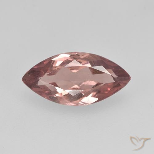 1.47ct Натуральный Светло-розовый Малайский гранат, Маркиза, Чистота VS