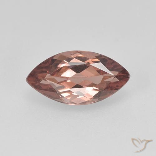 1.14ct Натуральный Теплый коричневый Малайский гранат, Маркиза, VVS-VS