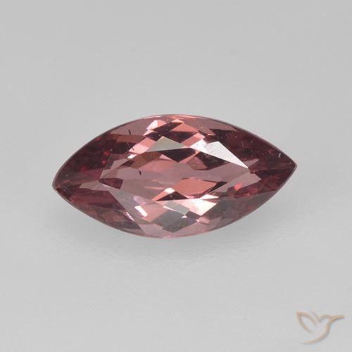 1.29ct Натуральный Средний красный Малайский гранат, Маркиза, Чистота VS