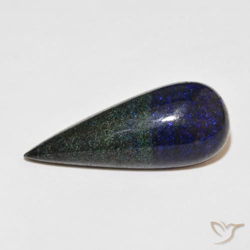 17.81ct Натуральный Многоцветный Matrix Opal, Форма груши, Непрозрачный