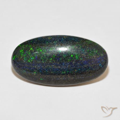 29.48ct Натуральный Многоцветный Matrix Opal, Овал, Непрозрачный