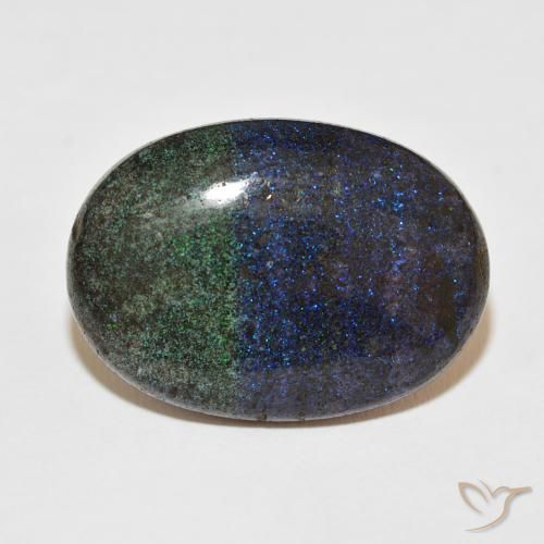 27.00ct Натуральный Многоцветный Matrix Opal, Овал, Непрозрачный