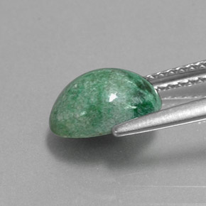 2.22 карата, натуральный Зеленый Мау-сит-сит, Огранка Овал, Непрозрачный