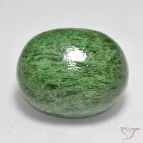 14.82ct Натуральный Сосновый зеленый Мау-Сит-Сит, Овал, Непрозрачный