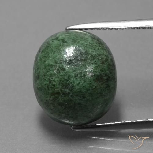 14.06ct Натуральный Средний зеленый Мау-Сит-Сит, Овал, Непрозрачный