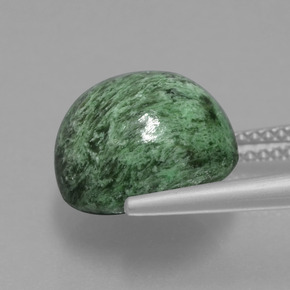 8.55 карата, натуральный Зеленый Мау-сит-сит, Огранка Круг, Непрозрачный