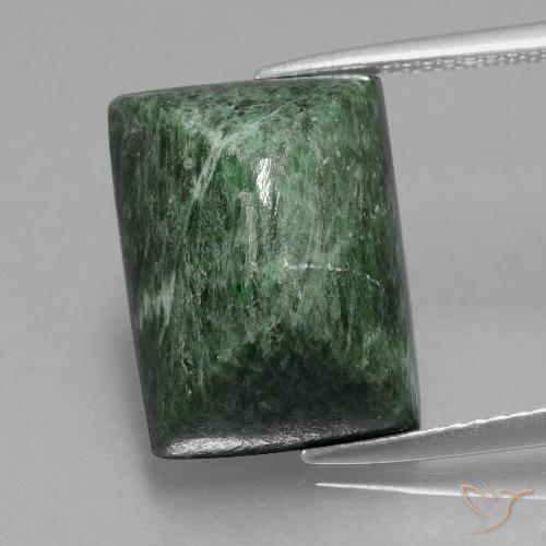 13.36ct Натуральный Землисто-зеленый Мау-Сит-Сит, Огранка Багет, Непрозрачный