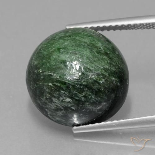 14.85ct Натуральный Бледно-сосновый зеленый Мау-Сит-Сит, Круглый, Непрозрачный