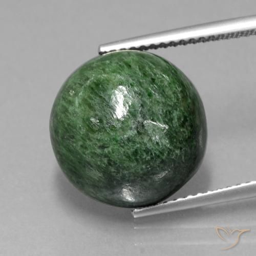 13.22ct Натуральный Сосновый зеленый Мау-Сит-Сит, Круглый, Непрозрачный