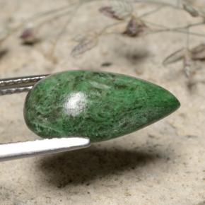 4.77 карата, натуральный Зеленый Мау-сит-сит, Форма груши, Непрозрачный