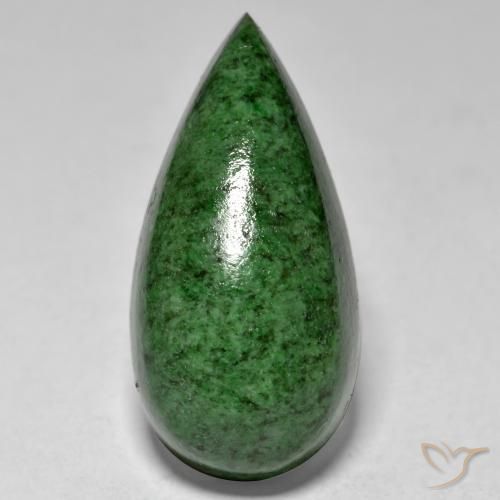 17.48ct Натуральный Сосновый зеленый Мау-Сит-Сит, Форма груши, Непрозрачный